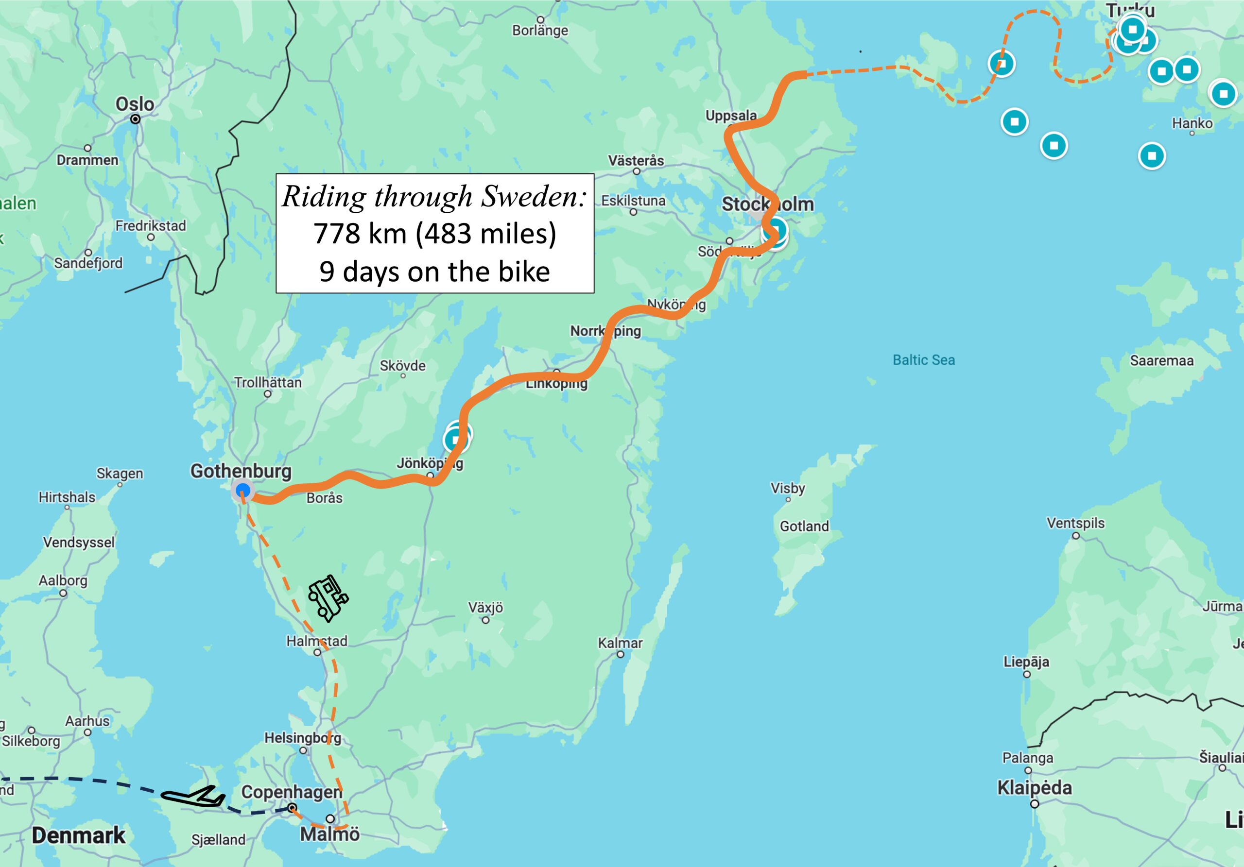 Deadlines, Shifting Inward, and a Very Sore Butt – Reflections on my ride through Sweden